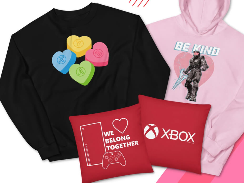 Microsoft’s Xbox Gear Shop adds Valentine’s Day gaming merch