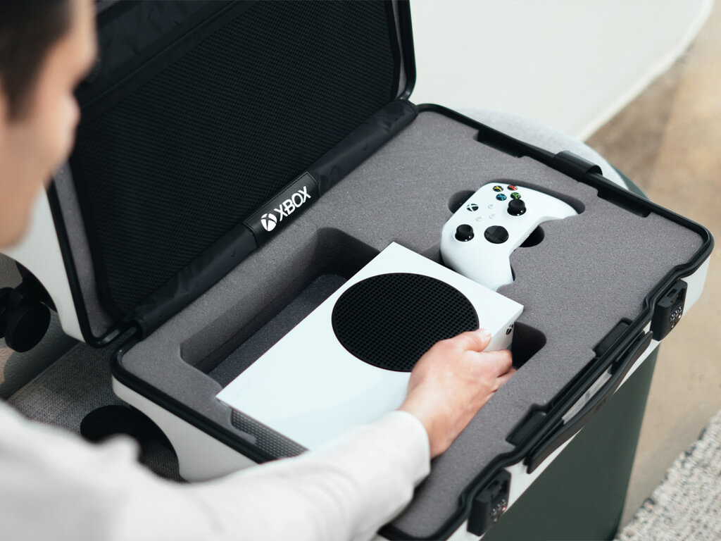 Microsoft reveals Xbox Series S suitcase to celebrate the launch of Flight Simulator on console