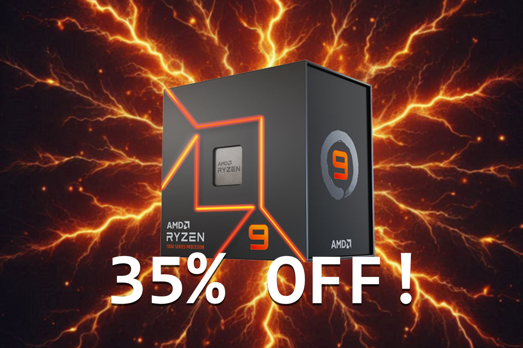 AMD Ryzen 7900X3D and 7800X3D are up to 35% off