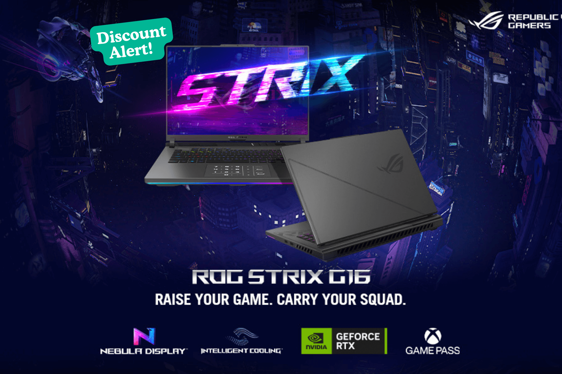 Unbeatable deal alert:  ASUS ROG Strix G16 RTX 4070 is now available at 10% discount