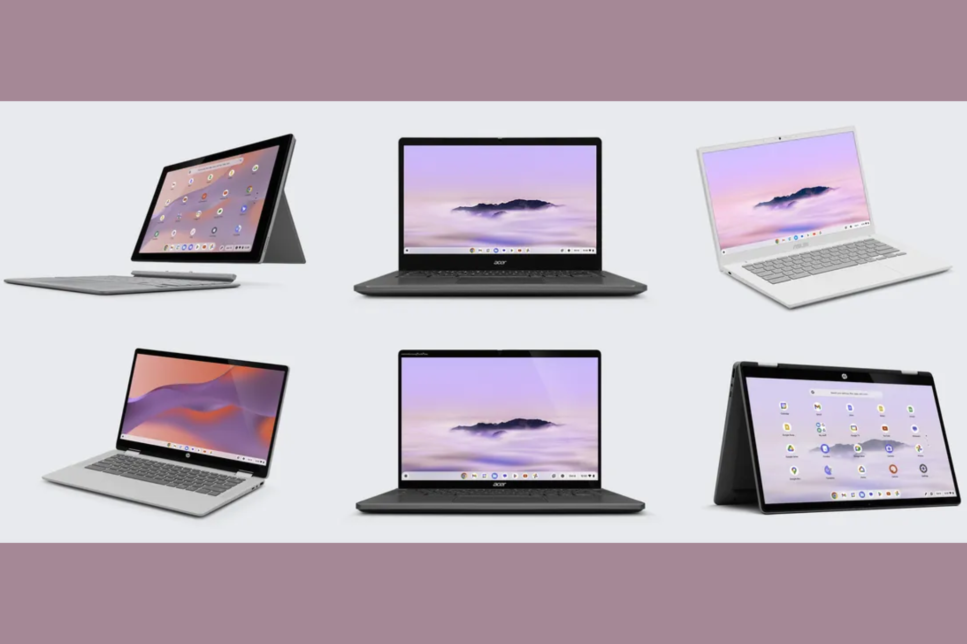 Google announced 6 new Chromebook Plus laptops
