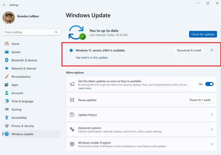 Windows 11 24H2 is finally out, here's how you can install it