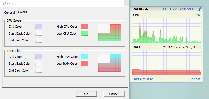 RAM Rush color