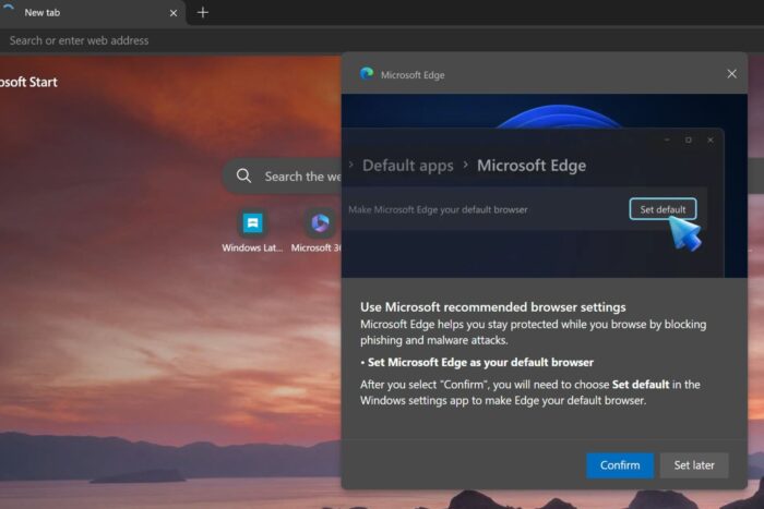 Microsoft Edge 3D banner