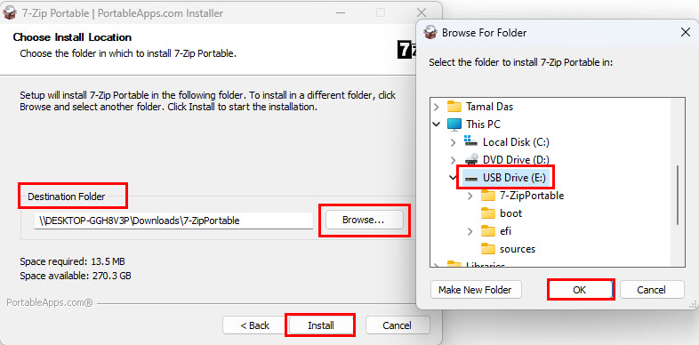 Install 7-Zip