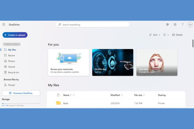 Current One Drive Version Microsoft is preparing a huge update for OneDrive that will improve search