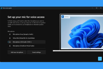 Voice Access was improved for search commands