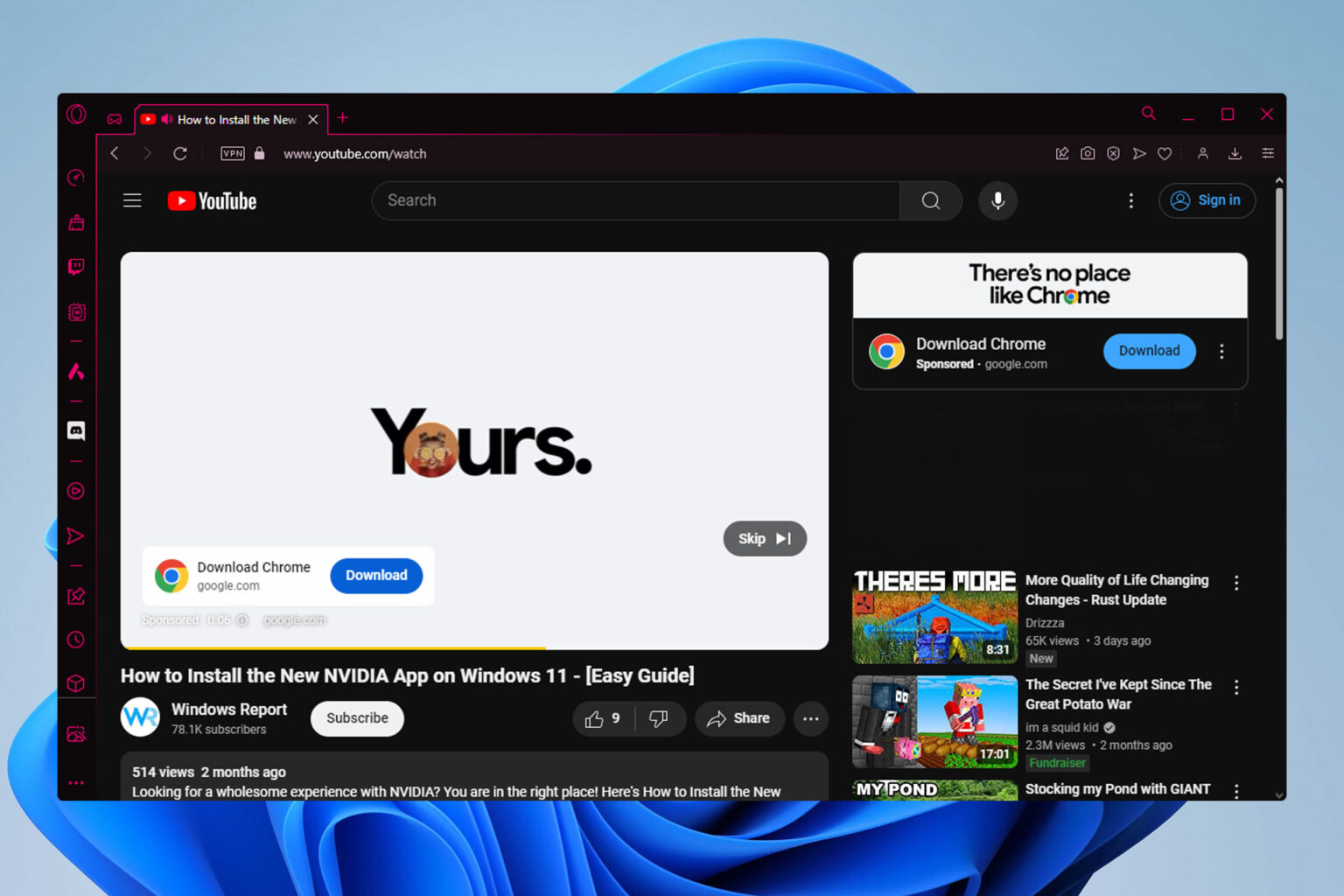 Opera GX Adblock is Not Working on YouTube [Fixed]