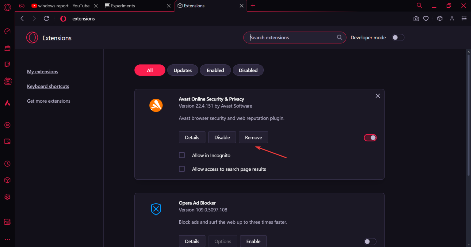 YouTube Videos Show Black Screen on Opera GX [Solved]