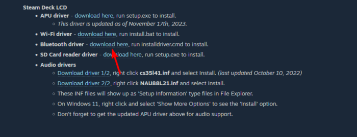 Steam Deck Bluetooth Driver For Windows 11: How to Download