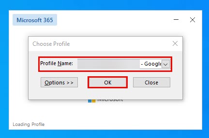 Choose profile