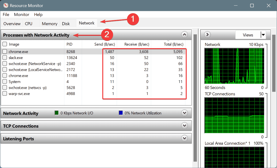 resource monitor