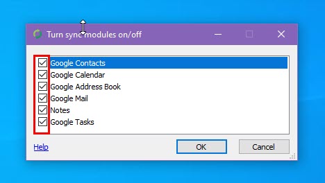 recheck sync items