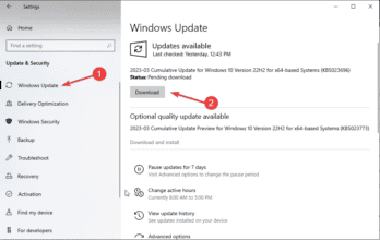 How to Fix Windows Update Error 0x80240031