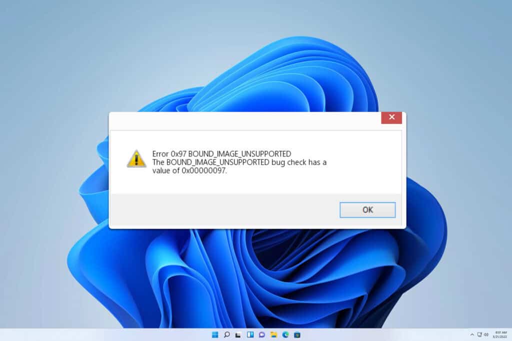 Bound Image Unsupported Error: 4 Ways to Fix it
