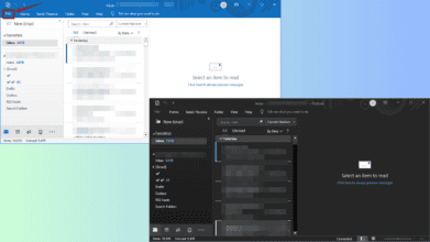 Microsoft Outlook Dark Mode