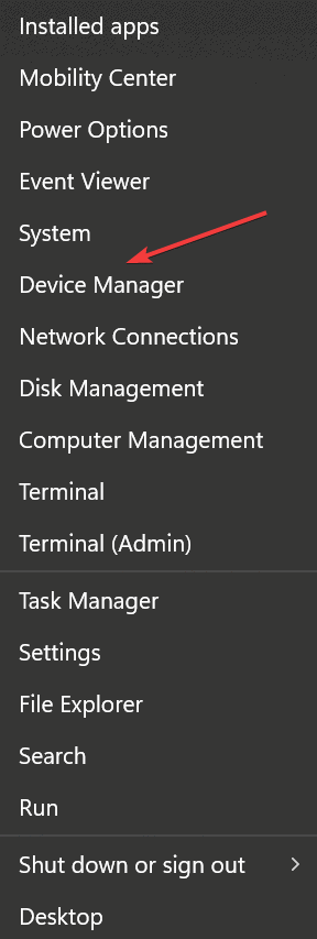 device manager