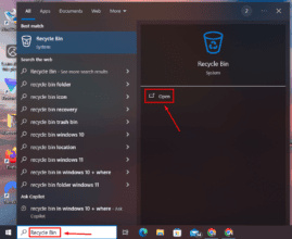 Where Is The Recycle Bin in Windows 10? [Explained]