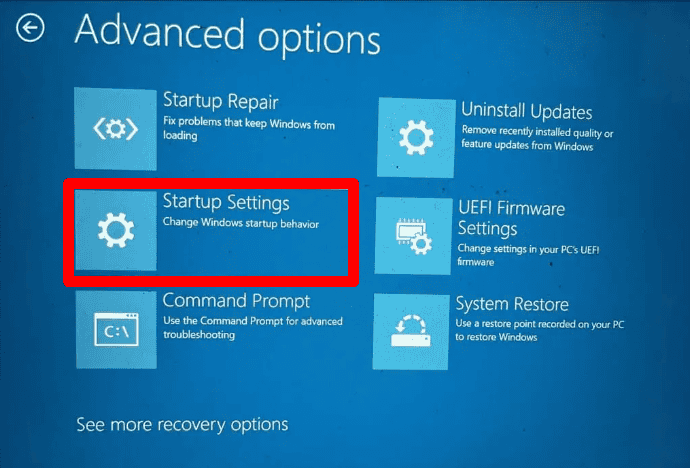 Setup Settings
