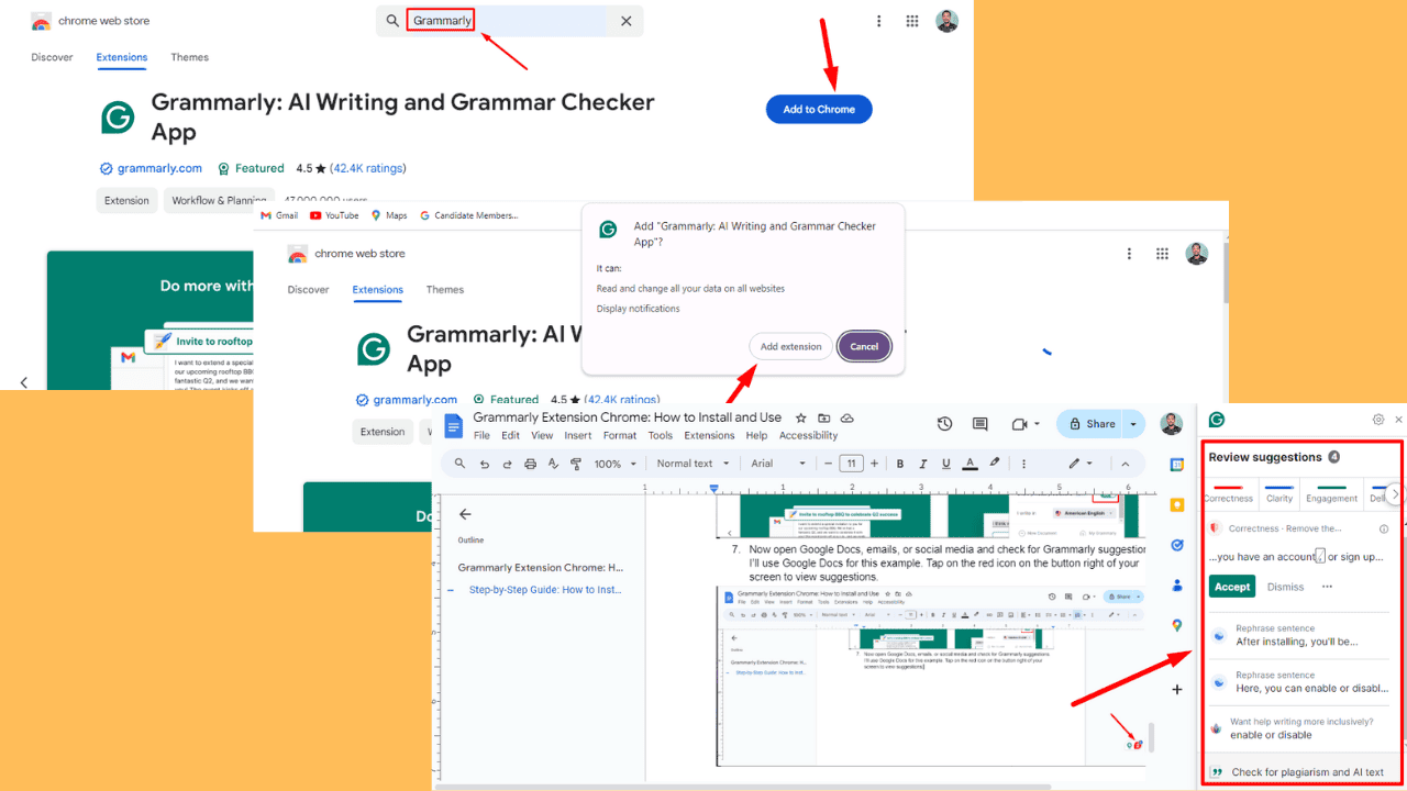 Grammarly Extension Chrome