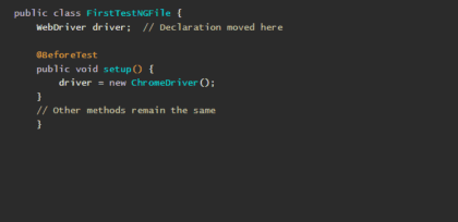 Driver Cannot be Resolved in Selenium: How to Fix it