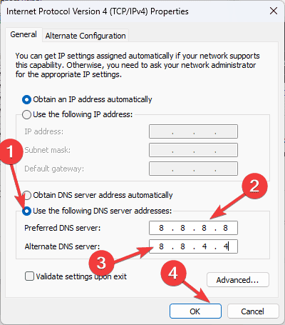 DNS server - wow error 51900118