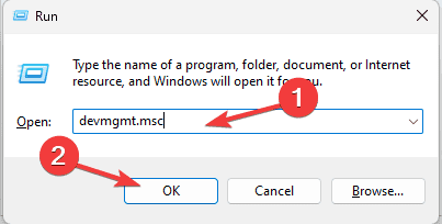 Device Manager Run command - amdihk64.dll