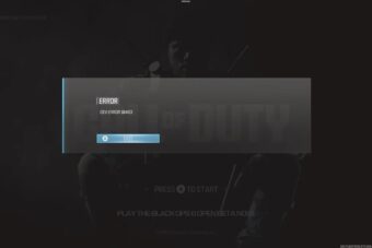 How to Fix the Call of Duty: Bo6 Dev Error 10493