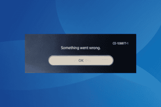 playstation error ce-108877-1