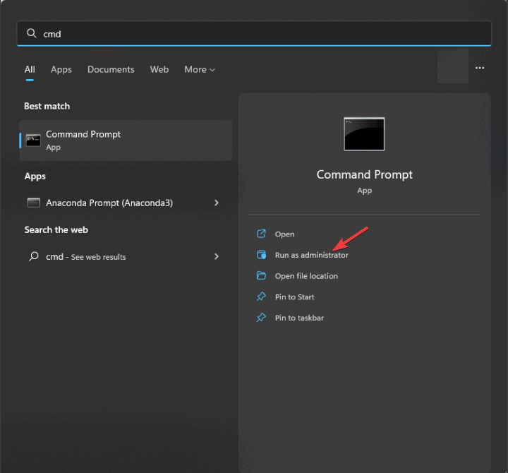 CMD elevated ERROR_NOTIFICATION_GUID_ALREADY_DEFINED 309 (0x135)