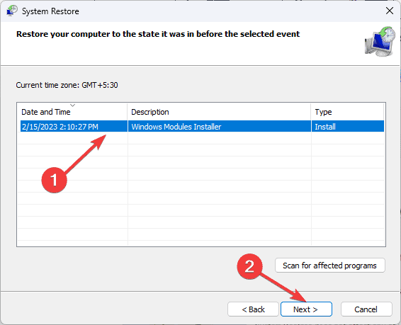 Choose a point - KERNEL_PARTITION_REFERENCE_VIOLATION