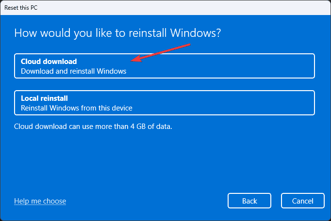 Cloud download KERNEL_PARTITION_REFERENCE_VIOLATION