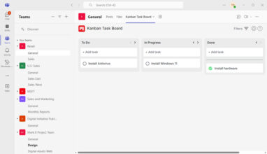 4 Best Microsoft Teams Kanban Boards to Organize Tasks