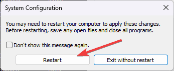 Restart