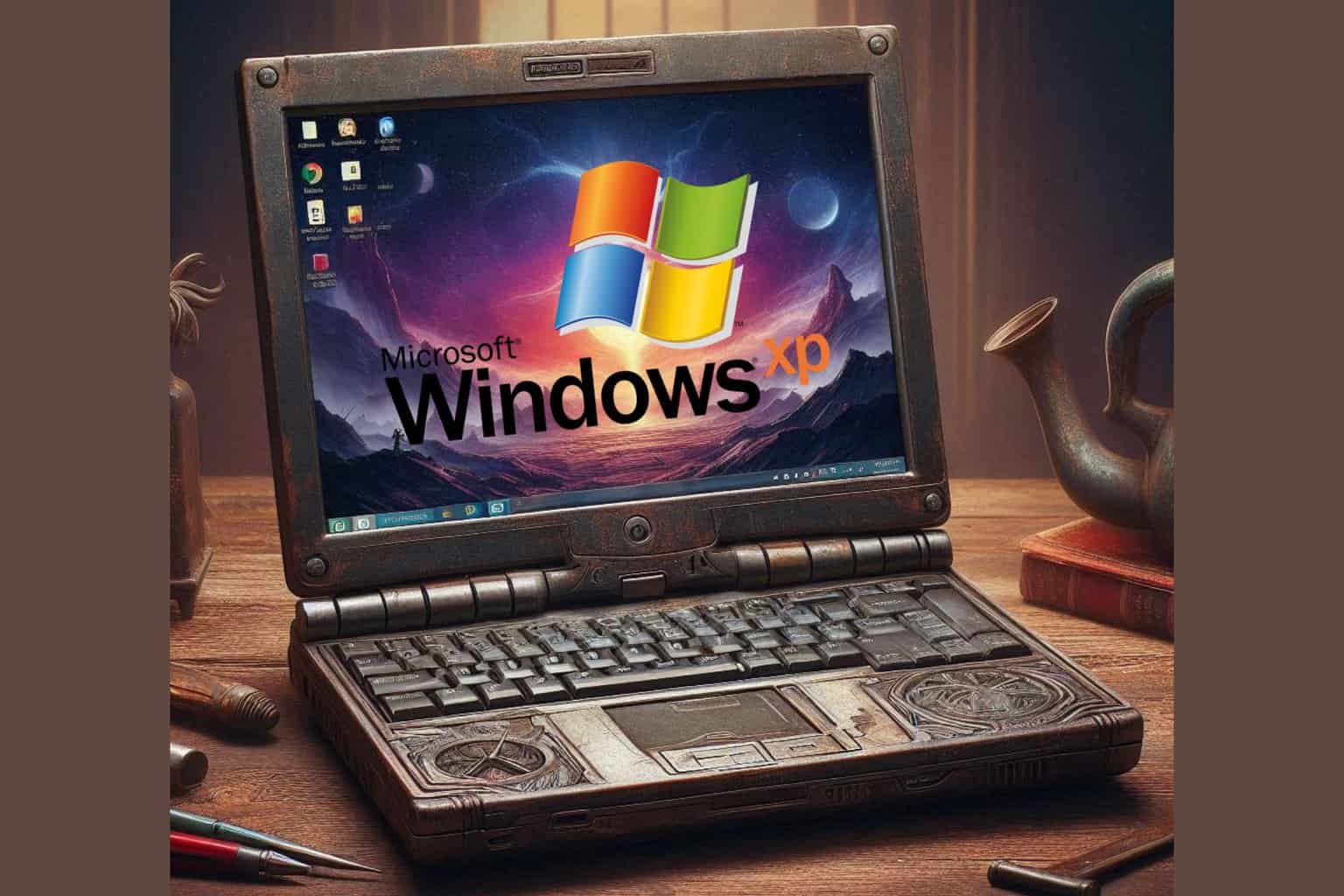 thumbnail image 2 of Customizable Dell Latitude Windows XP Retro Gaming Laptop W/ Charger 2 of 6