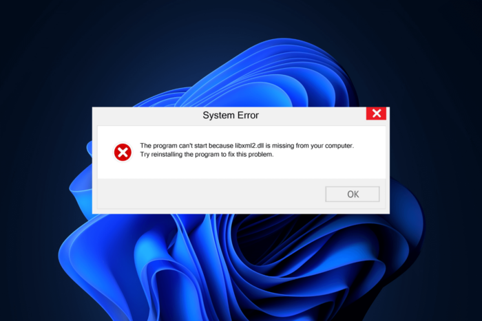 How to Fix The Libxml2.DLL Missing Error?