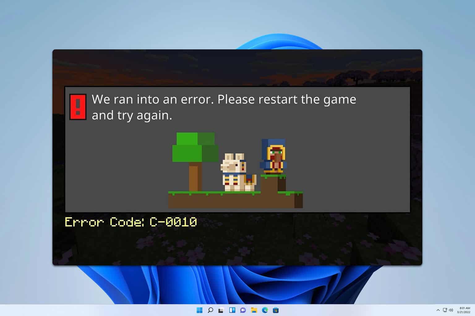 minecraft error code c-0010