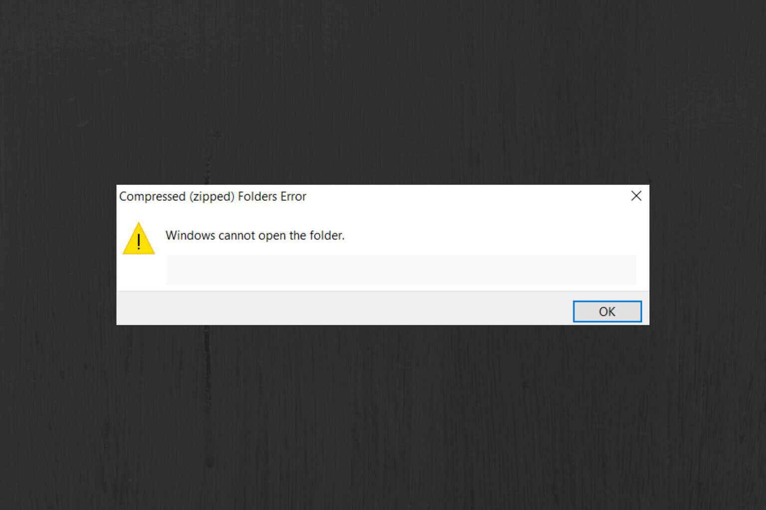 error compressed fle not supported