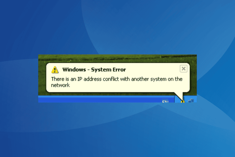 ERROR_IP_ADDRESS_CONFLICT1 611 (0x263) [Solved]