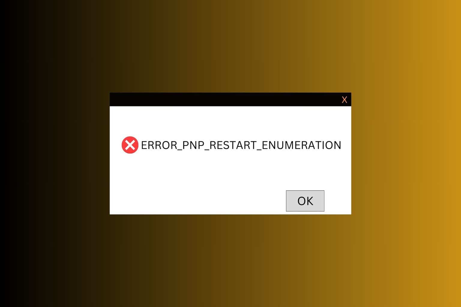 ERROR_PNP_RESTART_ENUMERATION