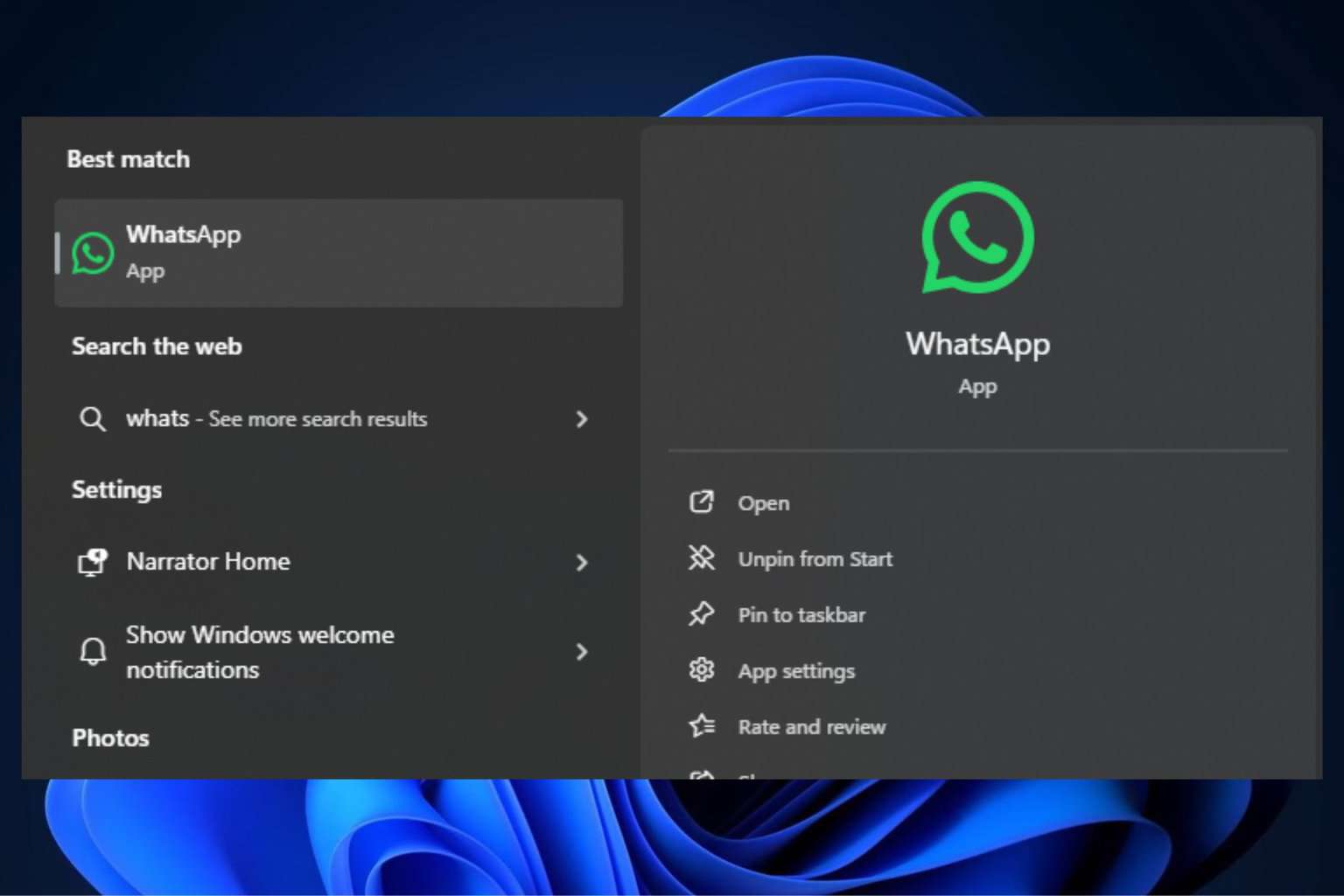 Windows 11 whatsapp