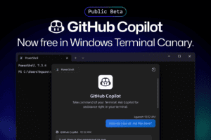 Microsoft added GitHub Copilot in Windows Terminal Canary for free