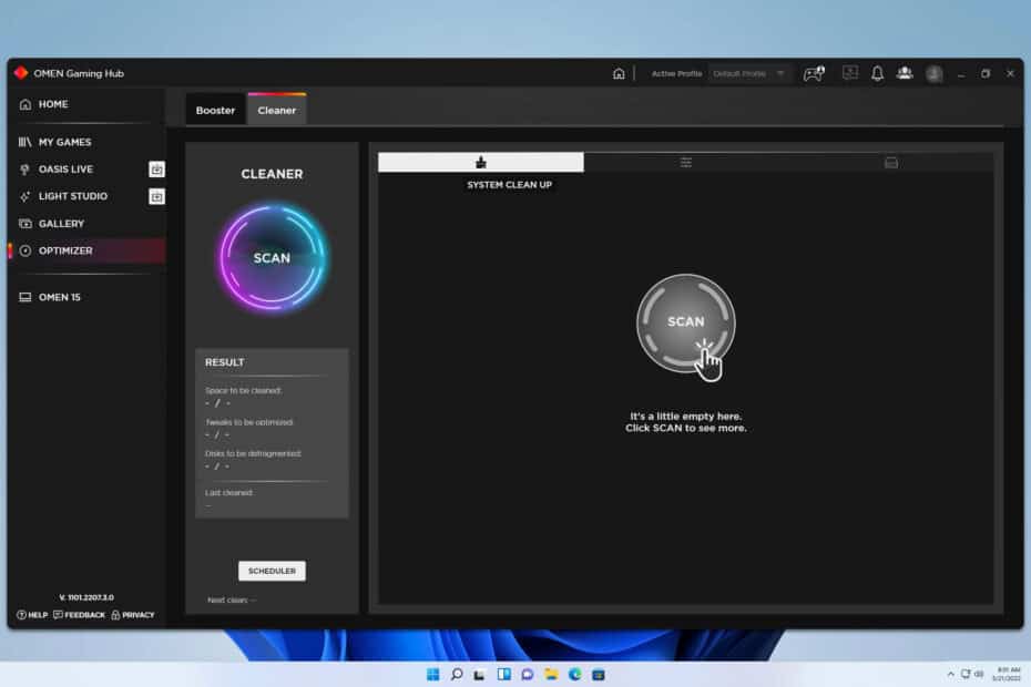 Cleaner Not Working In OMEN Gaming Hub 3 Ways To Fix Omen Gaming Hub Cleaner Not Working 930x620 