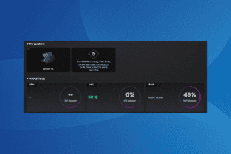 omen gaming hub is not showing cpu temp