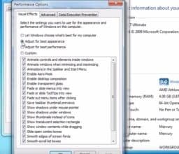 Windows Performance Options Advanced Advanced System Settings on Windows 7: How to View Them