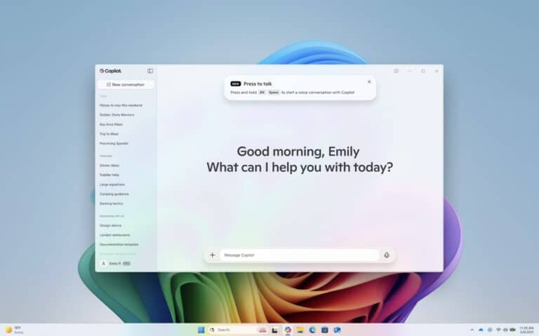 You can now talk to Copilot thanks to Microsoft's latest update