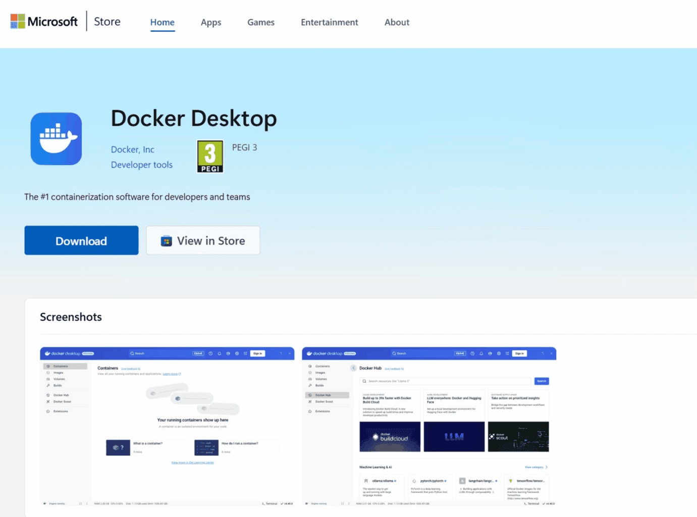 You can now download Docker Desktop app from Microsoft Store