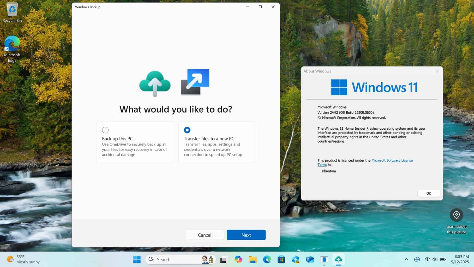 Windows Backup App s New Migration Tool Makes File Transfer To Another 