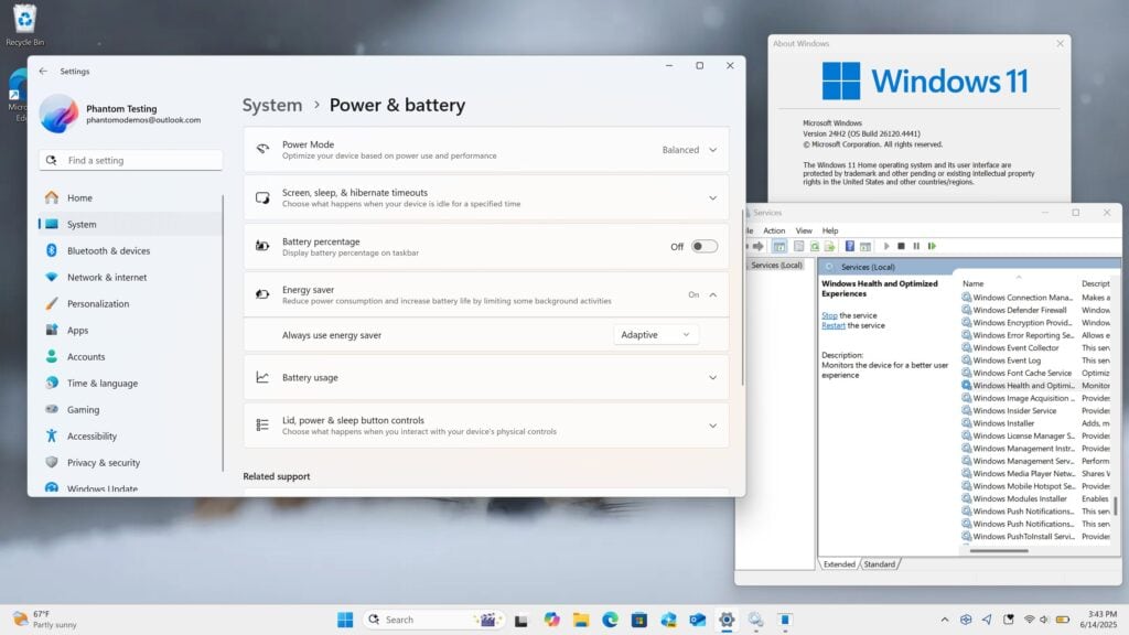 Adaptive Engery Saver Windows 11