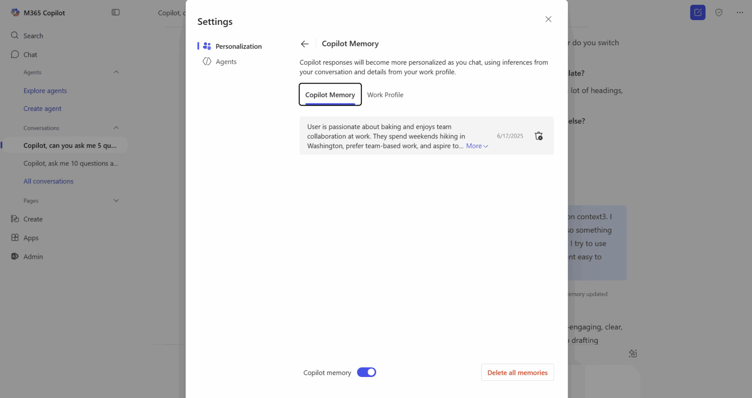 Microsoft 365 Copilot Just Got Smarter with Memory and Instruction Controls